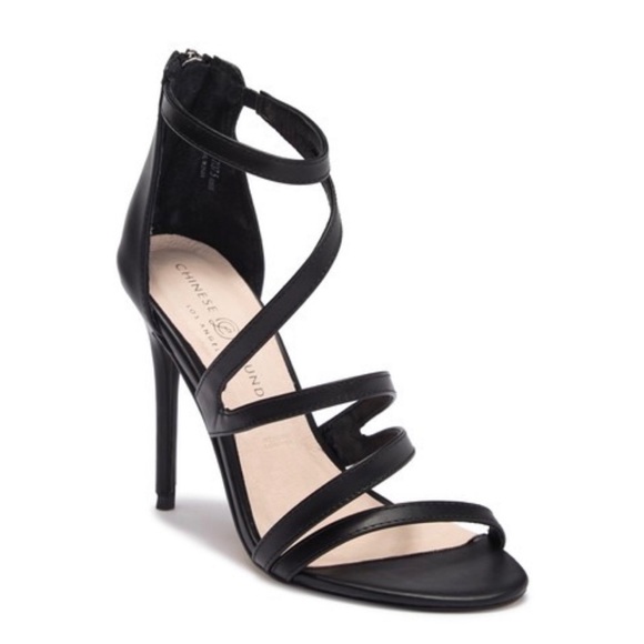 Chinese Laundry Shoes - Lalli Strappy Leather Stiletto Sandal